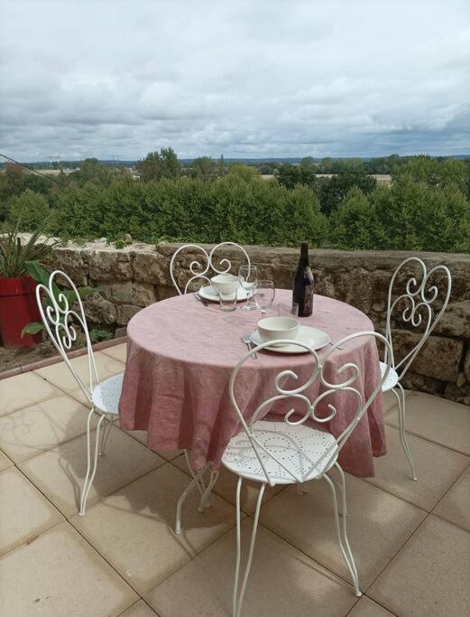 Gite Des Perreyeurs - Maison Troglodyte Avec Vue Sur Loire มองต์โซโร ภายนอก รูปภาพ