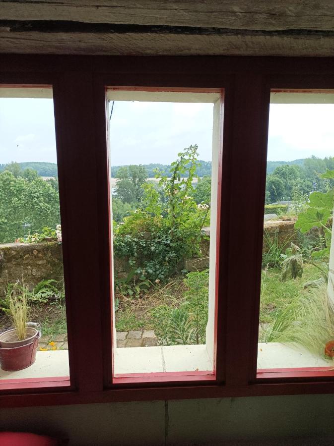 Gite Des Perreyeurs - Maison Troglodyte Avec Vue Sur Loire มองต์โซโร ภายนอก รูปภาพ